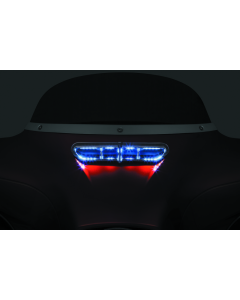 Chrome LED Fairing Vent Accent for 14-Up Touring