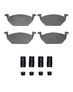 DFC 98-17 Volkswagen LUPO (Mexico) Front Euro 5000 Ceramic Brake Pads and Hardware Kit - 1600-0768-01