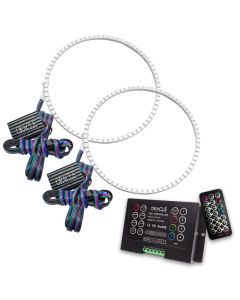 Oracle Jeep Wrangler JL/Gladiator JT LED Surface Mount Headlight Halo Kit ColorSHIFT 2 - 1214-333