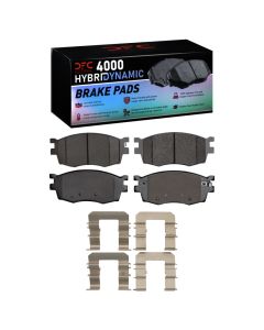DFC 06-12 Dodge Attitude (Mexico) Front 4000 HybriDynamic Brake Pads and Hardware Kit - 4000-1156-01