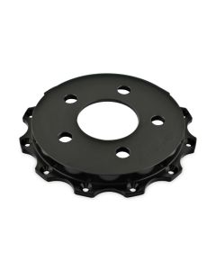 DBA 11-13 Ford Mustang GT 5.0L (V8) 5000 Series Slotted Front Replacement Rotor Hat - DBA52124.2BLK