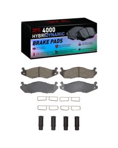 DFC 82-92 American Motors CONCORD Front 4000 HybriDynamic Brake Pads and Hardware Kit - 4000-0203-01