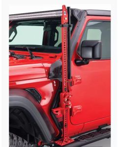 Go Rhino Front Driver Side Exterior Jack Mount for Jeep Wrangler JL JLU & GLADIATOR JT Jeep- GO R-
