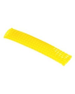 NAMZ Braided Flex Sleeving 10ft. Section (3/8in. ID) - Yellow - NBFS-YE