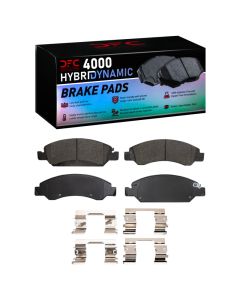 DFC 05-18 Chevrolet Silverado 1500 Front 4000 HybriDynamic Brake Pads and Hardware Kit - 4000-1363-01