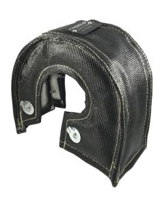 Torque Solution Thermal Turbo Blanket (Black) Fits GT35 GT37 GT40 GT45 GT47 GT55 - TS-TB-FT4BK