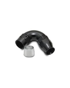 High Flow 120° Hose End Fitting -8AN for PTFE Hoses