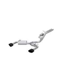 MBRP Armor Pro Stainless Steel 3 Inch CatBack Dual Split Rear w/ Oval Black Chrome Tips Audi RS3 2.5 - S46103BC