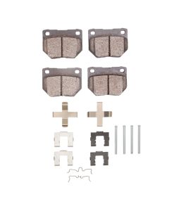 DFC 89-96 Nissan 300ZX Rear Active Performance Pads and Hardware Kit - 1115-0461-01