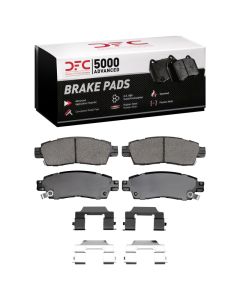 DFC 07-10 Saturn Outlook Rear 5000 Advanced Semi Metallic Brake Pads and Hardware Kit - 1552-0883-01