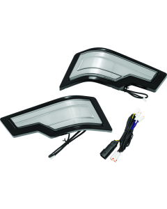 Tracer Tour Pak Rear Lights - Black Smoke Lens 2955