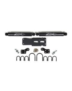 Zone Offroad 07-18 Jeep Wrangler JK Dual Steering Stabilizer Kit - ZON7450