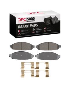 DFC 03-11 Ford Crown Victoria Front 5000 Advanced Ceramic Brake Pads and Hardware Kit - 1551-0931-01