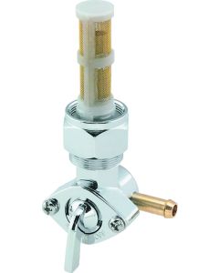 Bikers Choice 78-86 Big Twin & XL Chrome 22MM Petcock Straight Right Facing Outlet - 492873