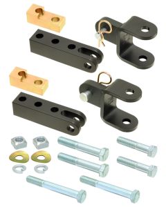 RockJock TL/LJ Tow Bar Mounting Kit Front Bolt-On w/ Mounting Hardware Fits OEM & Most Bumpers - CE-9033TJ