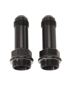 Russell Performance 7/8in -20 x -8 AN Male Flare Extended (2 pcs.) (Red/Blue) - 640373