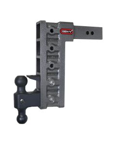 Gen-Y Mega Duty 2.5in Shank 12in Drop 3K TW 21K Hitch w/GH-061 Dual-Ball/GH-062 Pintle Lock - GH-625