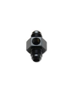 Anodized Black -6AN Union Adapter with NPT Port