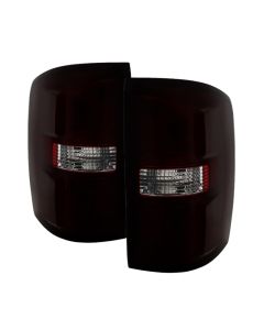 xTune GMC Sierra 1500 14-15 OEM Style Tail Light Red Smoked ALT-JH-GS14-OE-RSM - 9034060