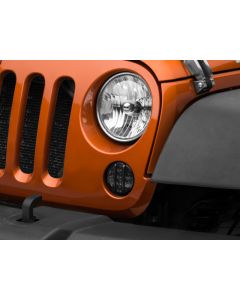 Raxiom 07-18 Jeep Wrangler JK Axial Series LED Front Turn Signals (Smoked) - J119943