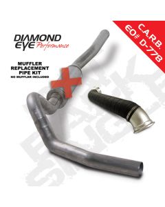 Diamond Eye KIT 4in CB MRP SGL w/ TDP SS 06-07 Chevy/GMC 6.6L Duramax 2500/3500 - K4127S-RP