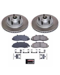 Power Stop 97-00 Ford F-150 Front Semi-Coated Rotor Kit - SC1863
