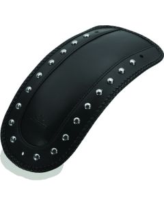 Mustang 00-17 Harley Softail FLSTS, FLSTN, FLSTC w/Stud Plate Fender Bib w/Studs - Black - 78113