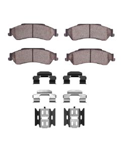 DFC 97-05 Chevrolet Blazer Rear 4000 HybriDynamic Brake Pads and Hardware Kit - 4000-0729-01