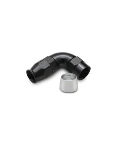 High Flow 90° Hose End Fitting for PTFE, -4AN