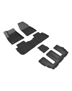 3D Maxpider 20-24 Cadillac Xt6 With Bucket 2Nd Row Kagu Black R1 R2 R3 - L1CD02101509