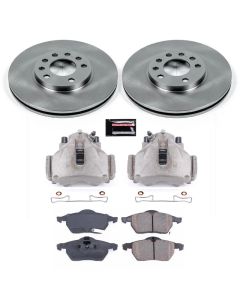 Power Stop 99-03 Saab 9-3 Front Autospecialty Brake Kit w/Calipers - KCOE834