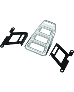 Sleek Kuryakyn Dillinger Silver Luggage Rack - 6664