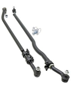 RockJock JK Currectlync Steering Sys. w/Flipped Drag Link 1.65in Dia. Tie Rod 1.3in Dia. w/Hardware - JK-9704P