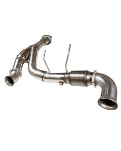 Kooks 2015+ Ford F-150 Coyote 5.0L 3in GREEN Cat SS Y Pipe Kooks HDR Req - 13613301