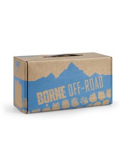 Borne Off-Road Medium-Duty Ratchet Tie-Down Kit (4-Pack) Blue - BNRTC-TDMD-4BL