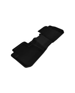 3D MAXpider 2014-2018 Subaru Forester Kagu 2nd Row Floormats - Black - L1SB00921509