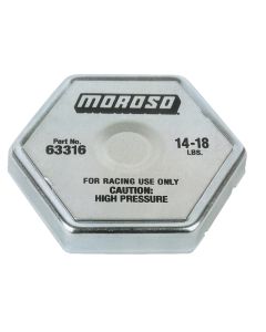 Moroso Racing Radiator Cap - 14-18lbs - 63316
