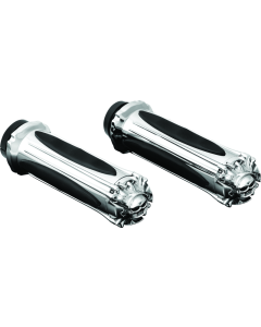 Zombie Grips Chrome Throttle - Kuryakyn 6298