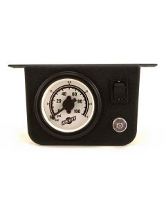Air Lift Single Needle Gauge W/ 2in Lighted Panel - 100 PSI - 26156