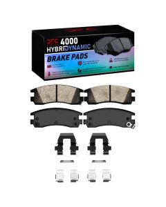 DFC 97-10 Buick Rendezvous Rear 4000 HybriDynamic Brake Pads and Hardware Kit - 4000-0698-01