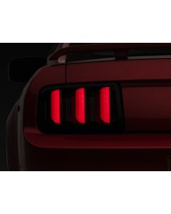 Raxiom 05-09 Ford Mustang Vector V2 LED Tail Lights- Black Housing (Smoked Lens) - 408588