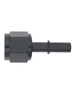 DeatschWerks 10AN Female Flare Swivel to 3/8in Male EFI Quick Disconnect - Anodized Matte Black - 6-02-0135-B