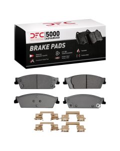 DFC 07-20 Cadillac Escalade ESV Rear 5000 Advanced Ceramic Brake Pads and Hardware Kit - 1551-1194-12