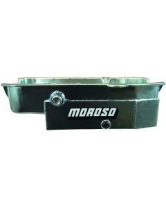 Moroso 80-85 Chevrolet Small Block (w/1in Inspection Bung) Wet Sump 8qt 6.5in Steel Oil Pan - 21326