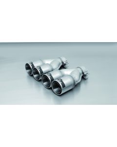 Remus 2006 Peugeot 207 3 & 5 Door 1.4L/1.6L HDI 84mm Straight w/Carbon Insert Tail Pipe Set - 0010 84C