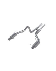 MBRP T409 Stainless Steel 3" Catback Dual Split Rear Street Version Ford Mustang GT | Shelby GT500 2 - S7258409