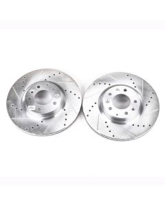 Power Stop 06-07 Mazda 6 Front Evolution Drilled & Slotted Rotors - Pair - JBR1155XPR