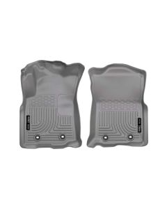 Husky Liners Front Floor Liners Gray Toyota Tacoma 2018+- HUSK-13972