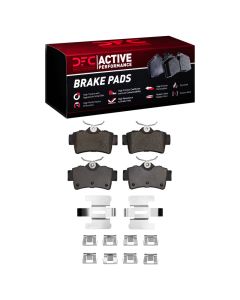 DFC 94-04 Ford Mustang Rear Active Performance Pads and Hardware Kit - 1115-0627-11