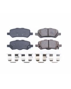 Power Stop 09-16 Toyota Venza Rear Z17 Evolution Ceramic Brake Pads w/Hardware - 17-1402